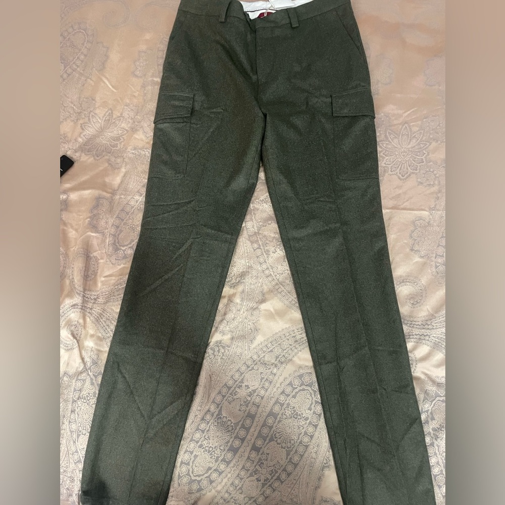 Brunello Cucinelli Mens Leisure Fit Wool Pants Sz 50 / 34 US